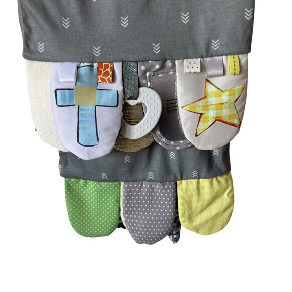 Demdaco Faith Activity Scarf Lightweight Pockets Textural Ribbons Mirror Crinkle - Picture 16 of 16